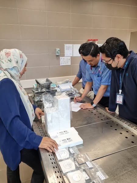 Staff with equipment 1